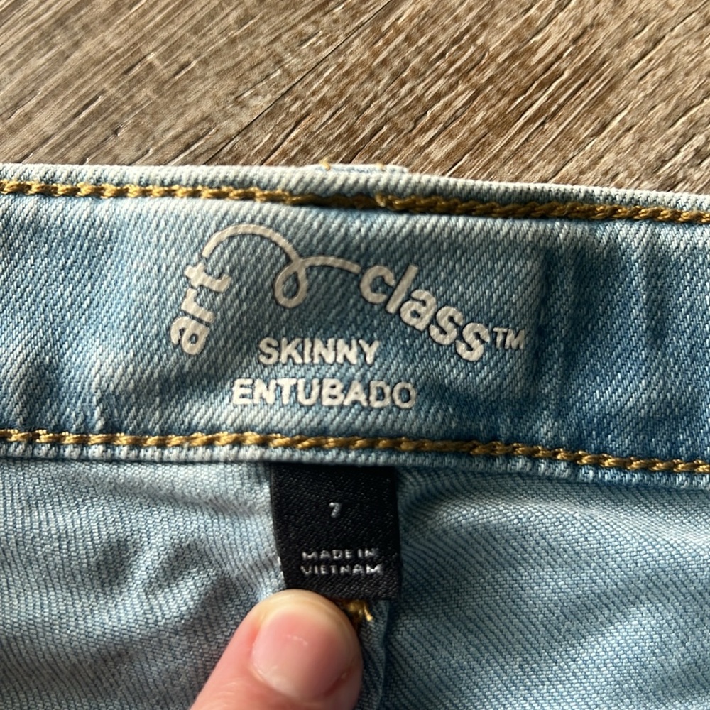Art Class NWT Skinny Adjustable Waist Jeans size 7 - Picture 4 of 5